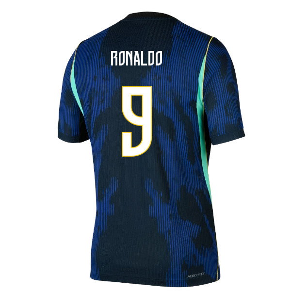 2026-2027 Brazil Match Away Jordan Aero-FIT Authentic Shirt (Ronaldo 9)-SoccerKits Hub | Buy Soccer Jerseys Online